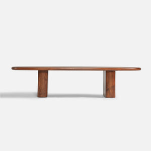Calvin Rectangular Wooden Coffee Table - Walnut