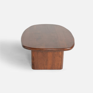 Calvin Rectangular Wooden Coffee Table - Walnut