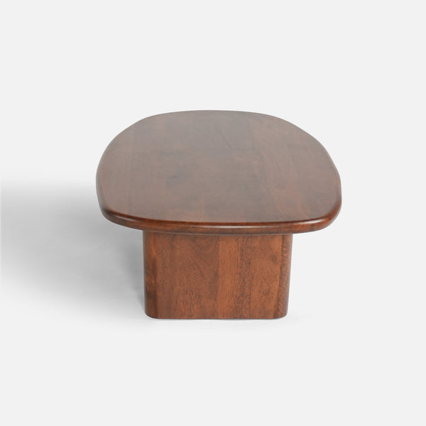 Calvin Rectangular Wooden Coffee Table - Walnut