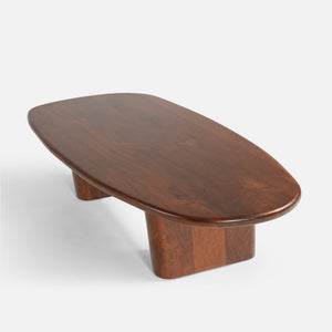 Calvin Rectangular Wooden Coffee Table - Walnut