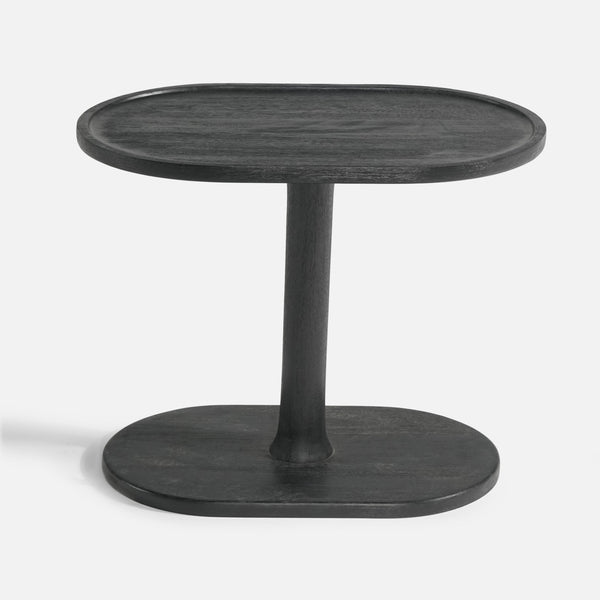 Iris Wooden End Table - Black