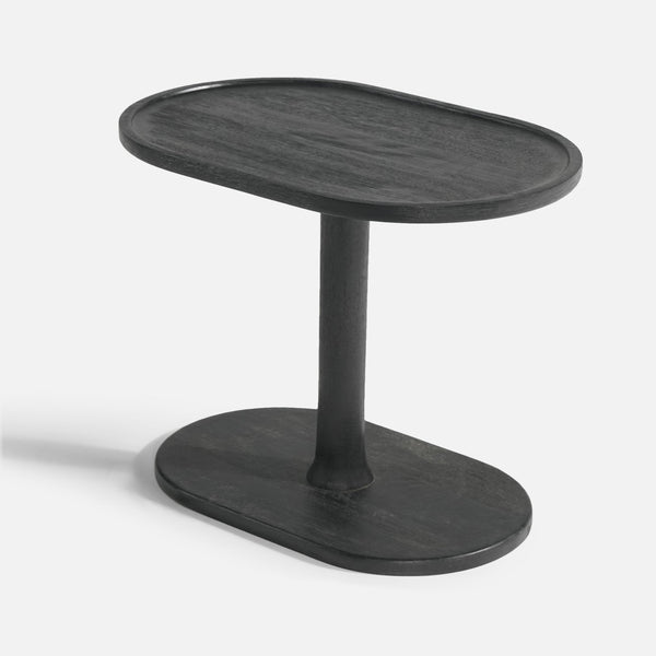 Iris Wooden End Table - Black