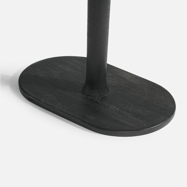 Iris Wooden End Table - Black