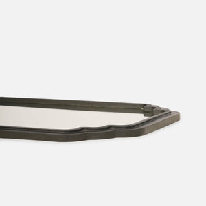 Celia Rectangular Wall Mirror With Wooden Frame - Black