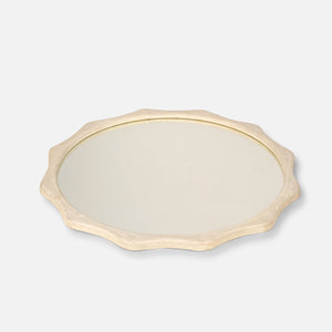 Celestia Wall Mirror - White Wash