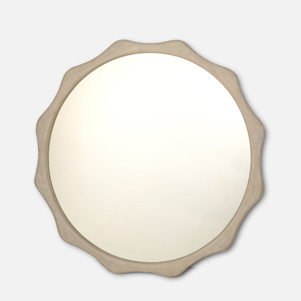 Celestia Wall Mirror - White Wash