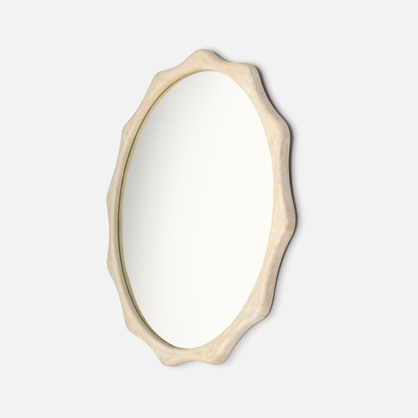Celestia Wall Mirror - White Wash