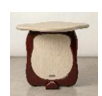 Deco Side Table in Enamel