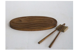 Della Platter with Wooden Chopstick