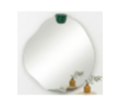 Enlo Wall Mirror - Forest Green