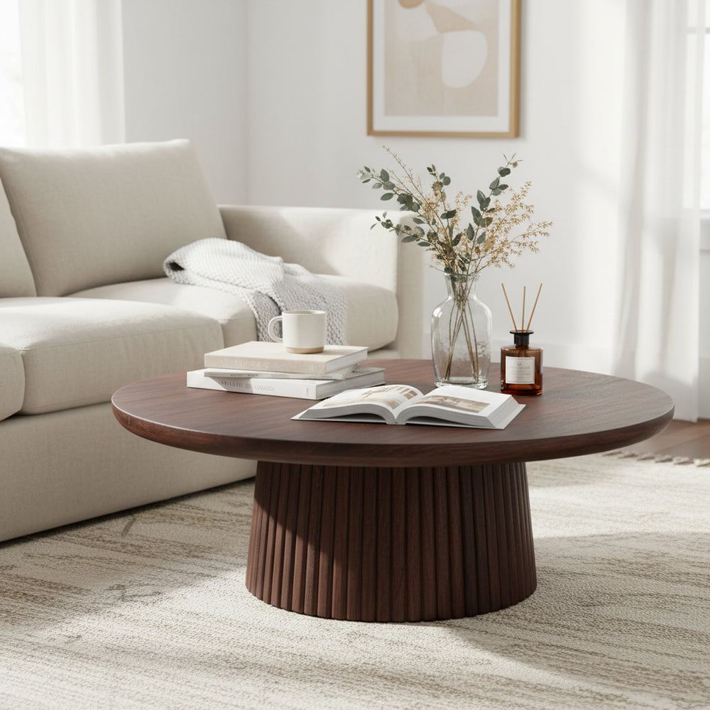 Agnus Coffee Table, Medium - Walnut