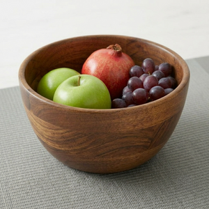 Scoop Wooden Serving Bowl, Small - Natural
