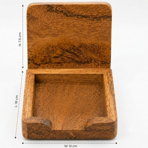 Runa Wooden Mobile Stand, Brown