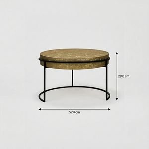 Filo Nesting Coffee Table, Set Of 2 - Gold