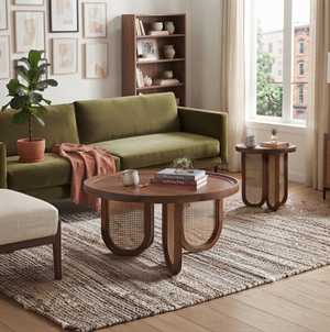 Gemma Table Set - Walnut