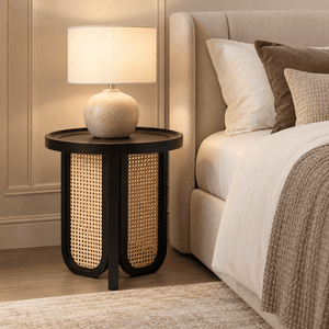 Gemma Bedside Table, Set of 2 - Black