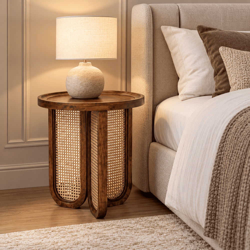 Gemma Bedside Table, Set of 2 - Walnut