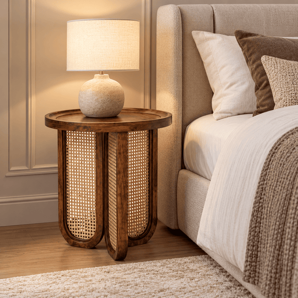 Gemma Bedside Table, Set of 2 - Walnut