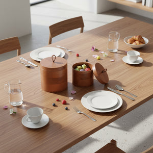 Bento Storage Jar, Set Of 2 - Natural