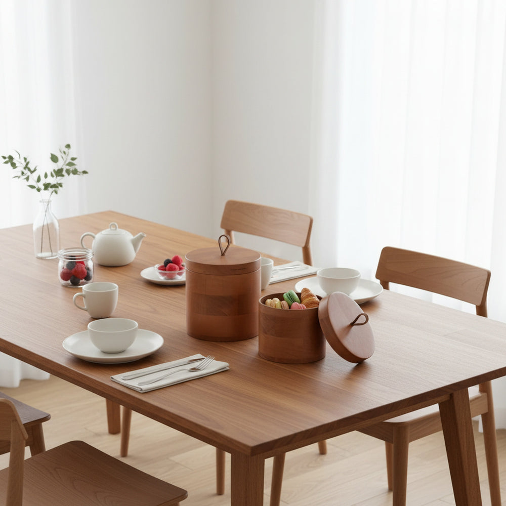 Bento Storage Jar, Set Of 2 - Natural