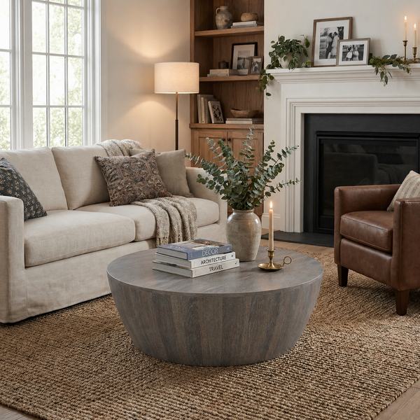 Owen Coffee Table - Graywash Walnut