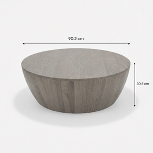 Owen Coffee & Side Table Set - Graywash Walnut