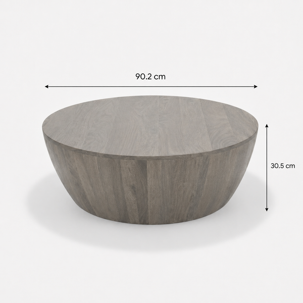 Owen Coffee & Side Table Set - Graywash Walnut