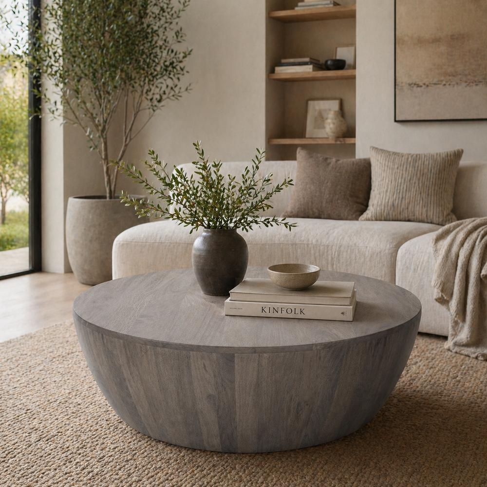 Owen Coffee Table - Graywash Walnut