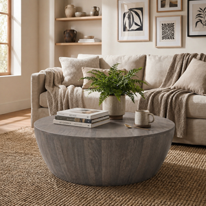 Owen Coffee & Side Table Set - Graywash Walnut