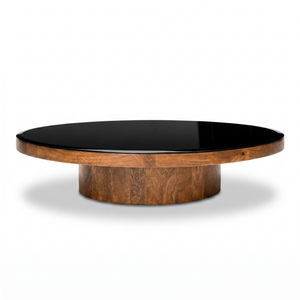 Mayo & Rio Table Set - Black & Walnut