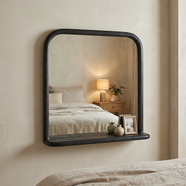 Erica Wall Mirror - Black