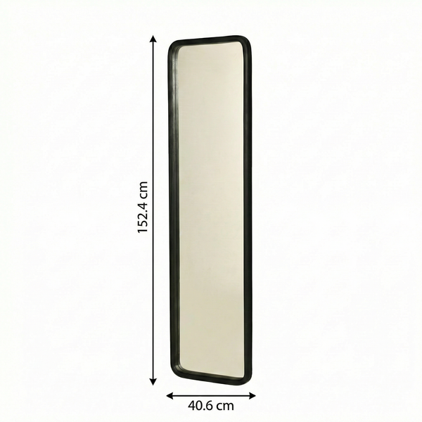 Silo Floor Mirror - Black