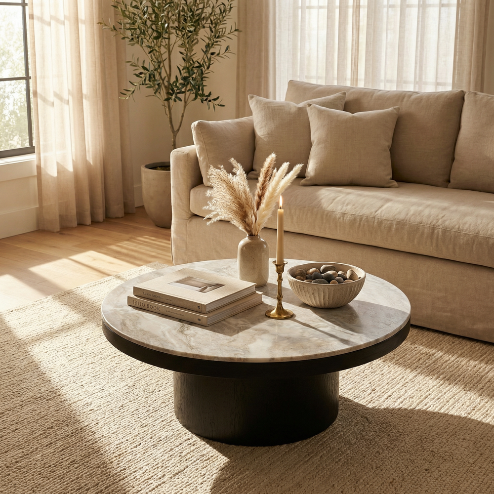 Miyo Torento Marble Coffee Table