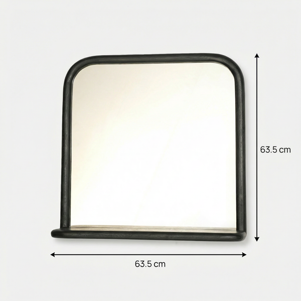 Erica Wall Mirror - Black