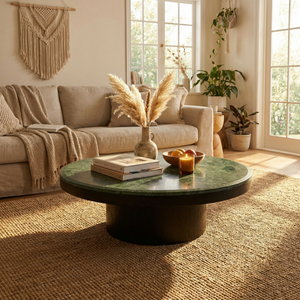 Miyo Coffee Table With Marble Top