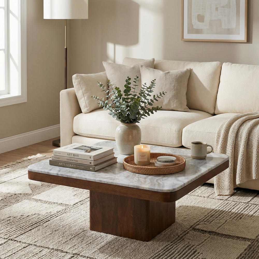 Rio Torento Marble Coffee Table