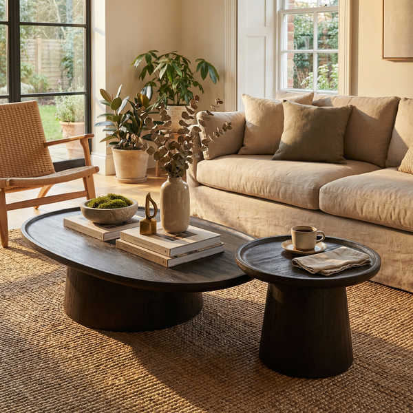 Ava & Eva Table Set - Black