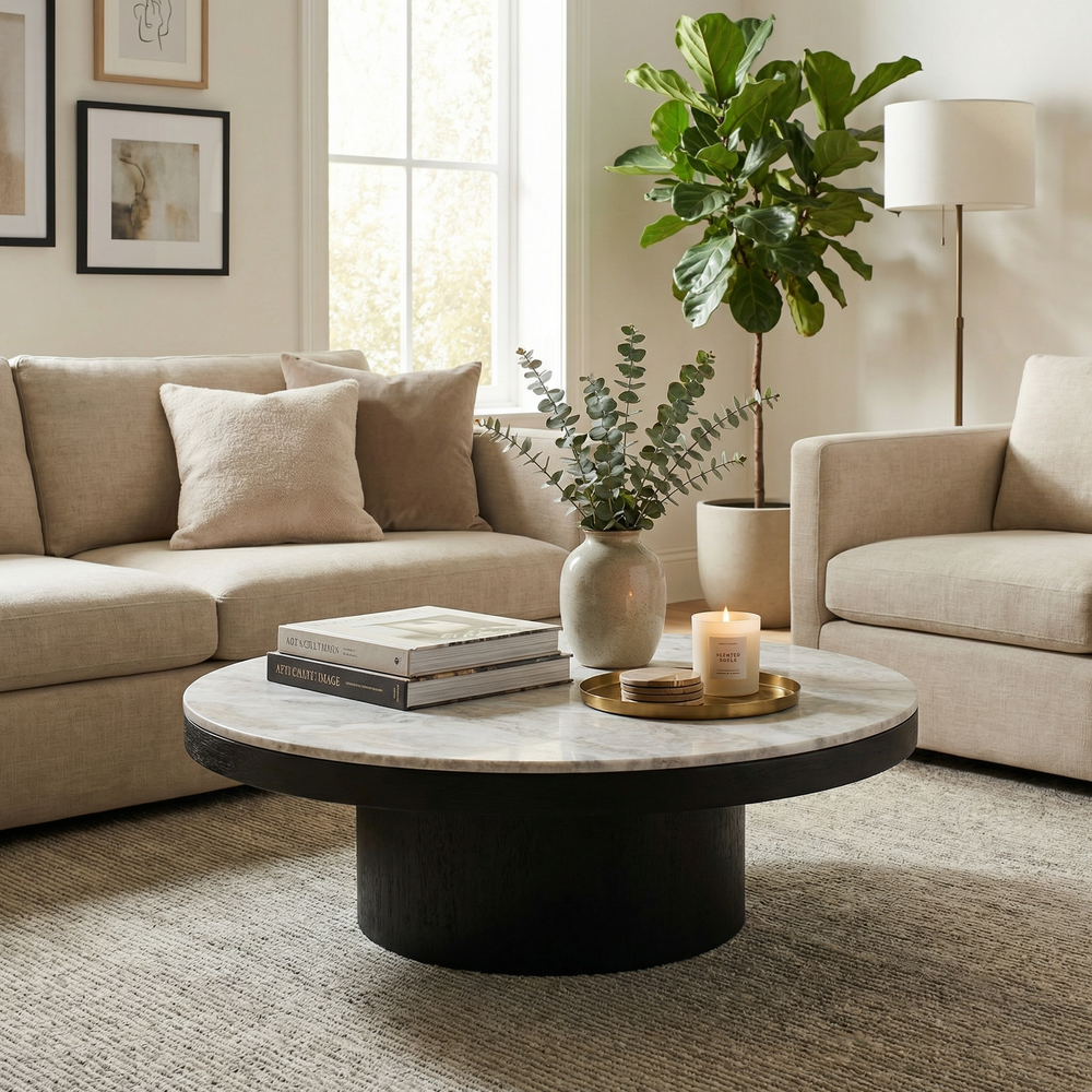 Miyo Torento Marble Coffee Table