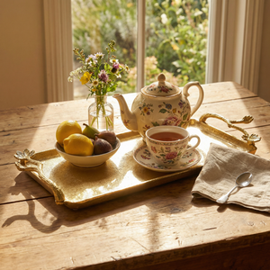 Ziah Metal Tray, Set of 2