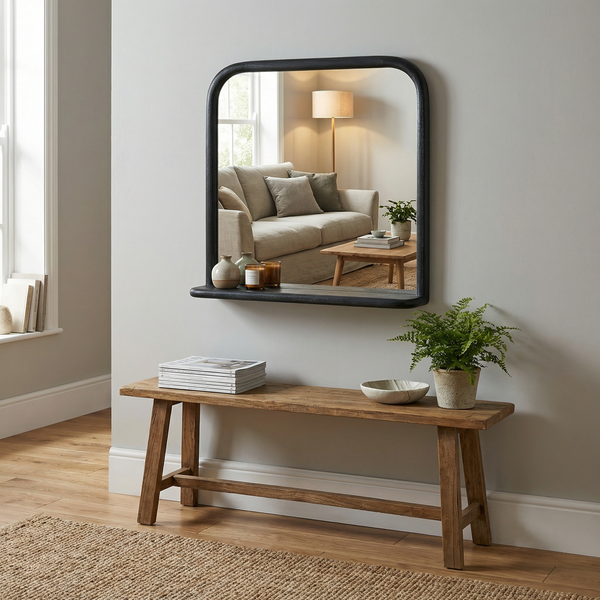 Erica Wall Mirror - Black