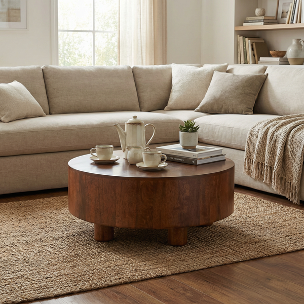 Hugo Coffee & Side Table Set- Walnut