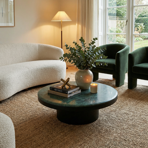 Miyo Coffee Table With Marble Top