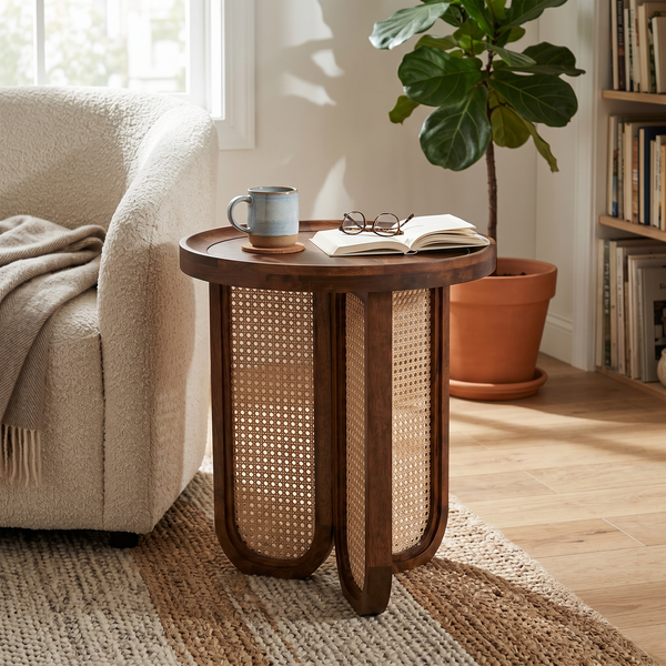 Gemma Side Table - Walnut