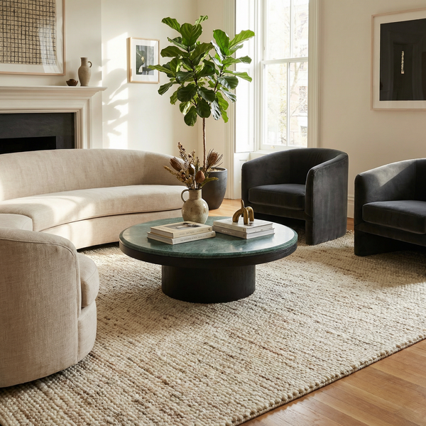 Miyo Coffee Table With Marble Top