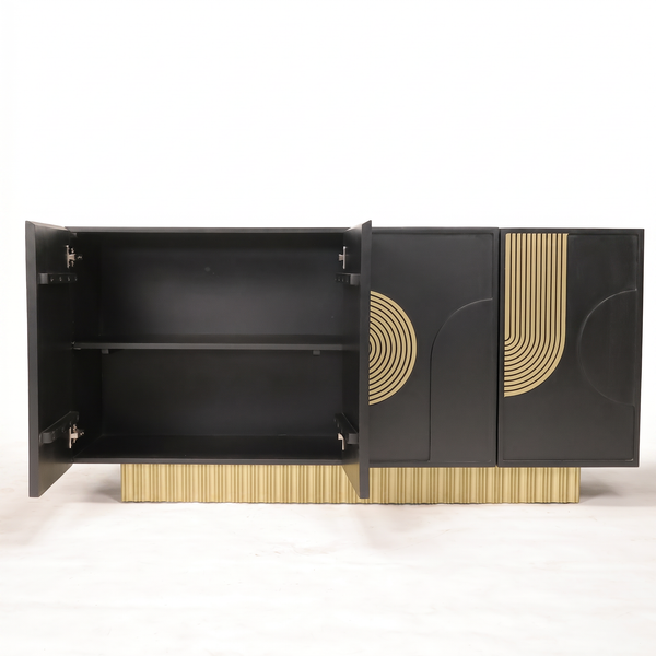 Blair Sideboard - Black & Gold