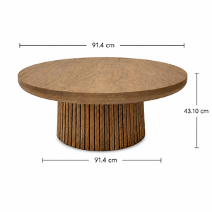 Agnus Table, Set of 3 - Natural