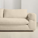 Italian Pearl Design 2-Seater Sofa â€“ Elegant Pearl Fabric Upholstery, Premium Comfort & Style - Cotton Home