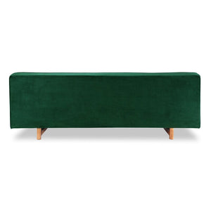 Lomonaco Mid-Century Modern Classic Velvet Square Arm Sofa - Cotton Home