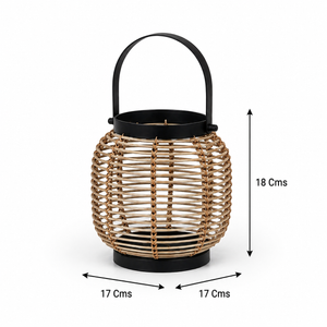 Lumino Decorative Lantern, Small - Natural