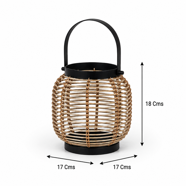 Lumino Decorative Lantern, Small - Natural